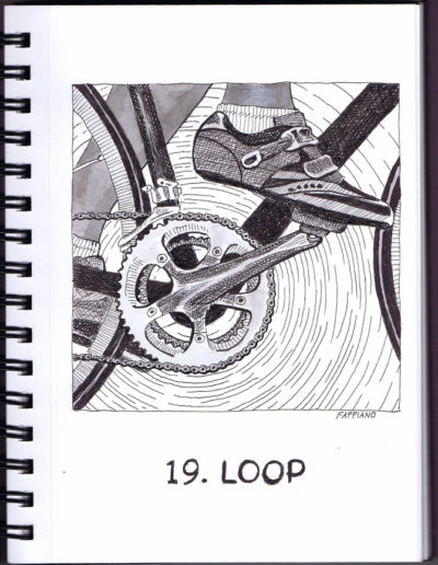Loop - Inktober - Pen and Ink drawing